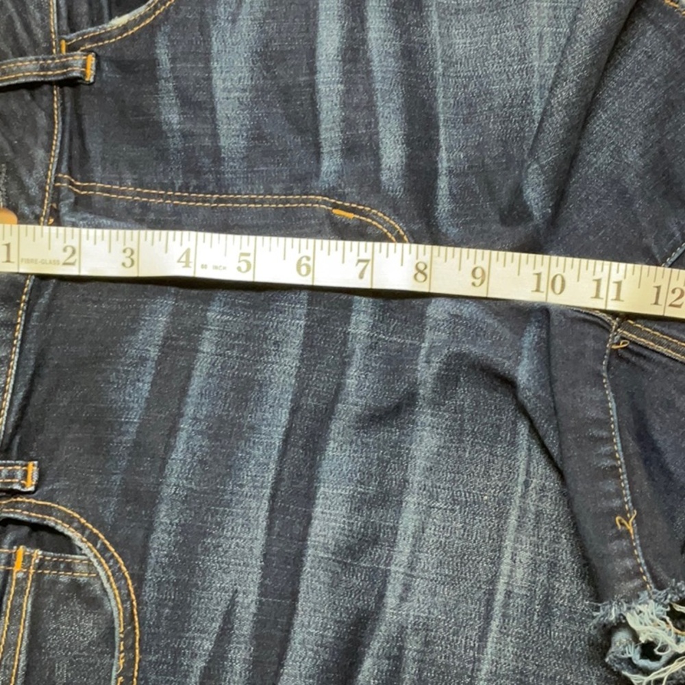 American Eagle Outfitters Super Stretch Hi- Rise Raw Hem Shorts Size 16 - Picture 7 of 7